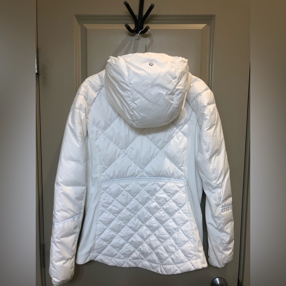 Lululemon white goose down puffer jacket - Picture 2 of 4
